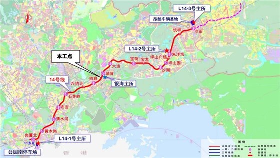 地铁十四号线地图 地铁十四号线地图