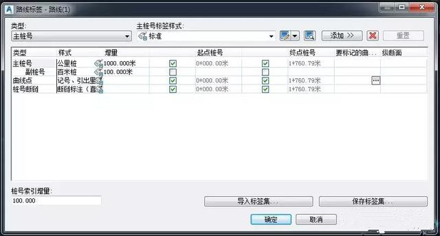 道路建模路线-标签的编辑