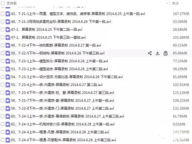 中冶集团第二期BIM培训Revit学习录屏
