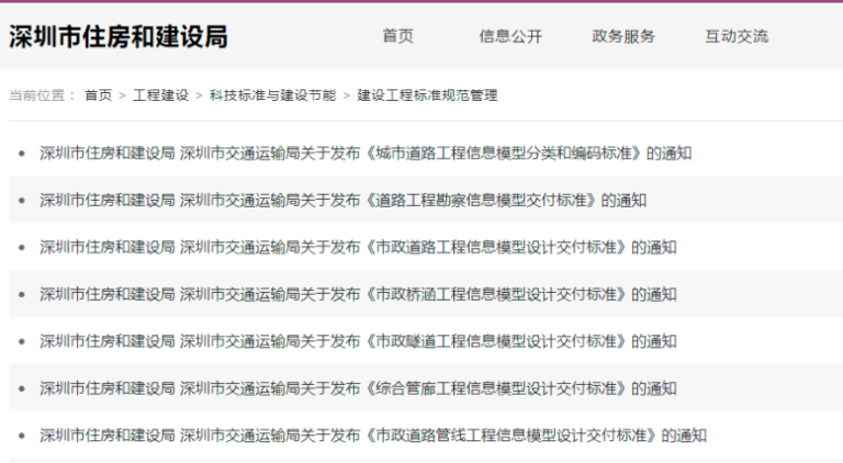 4月1日实施!深圳市住建局、交通运输局发布七本BIM地方标准