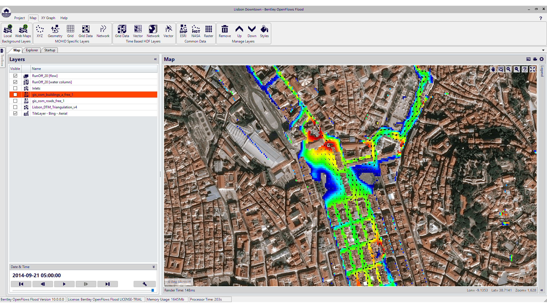 CAP_Simulate surface runoff